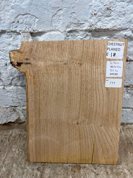 Chestnut No 177 - 320x240-270x37mm Planed