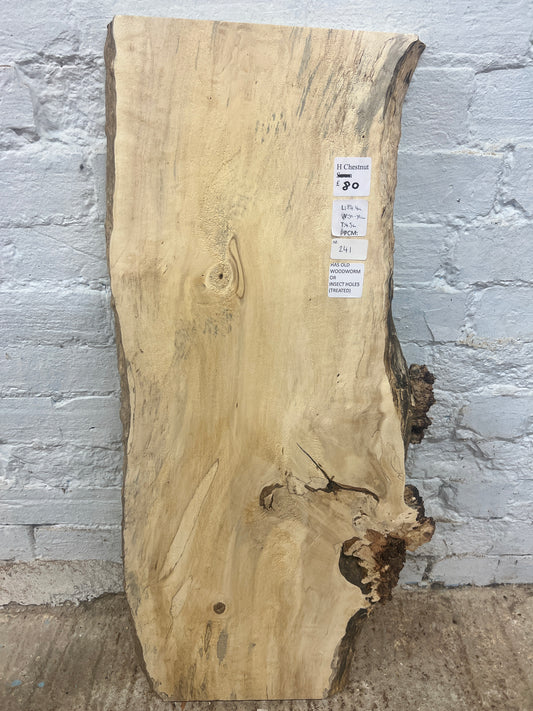 Horse Chestnut No 241 - 844x300-380x43mm Planed