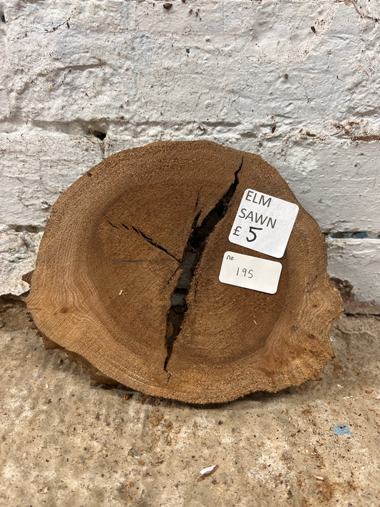 Elm No 195 - 200x170x30mm Sawn