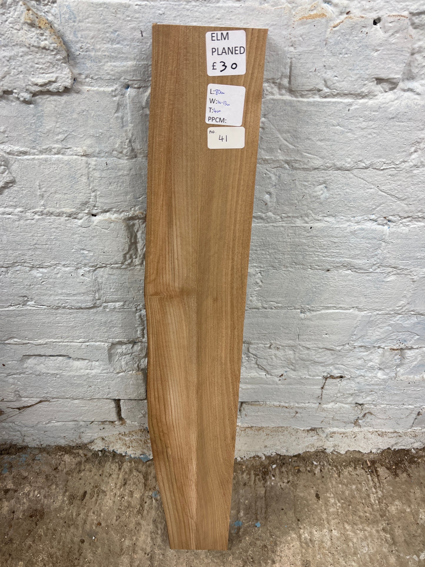 Elm No 41 - 800x100-130x40mm  Planed