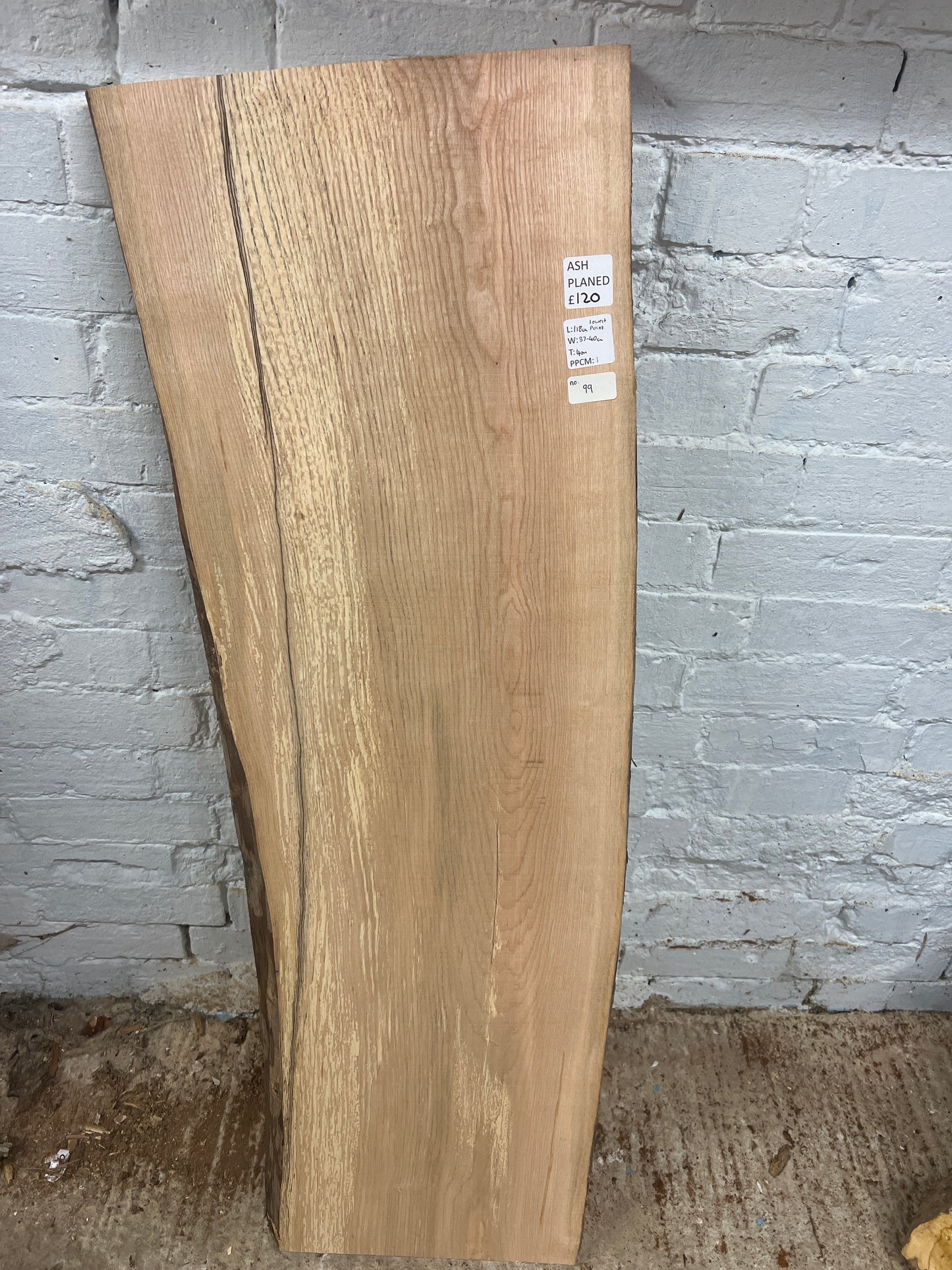 Ash No 99 - 1180x370-400x40mm Planed