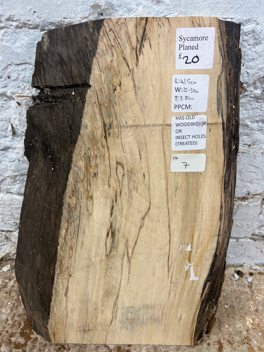 Sycamore No 7 - 415x220-300x38mm Planed