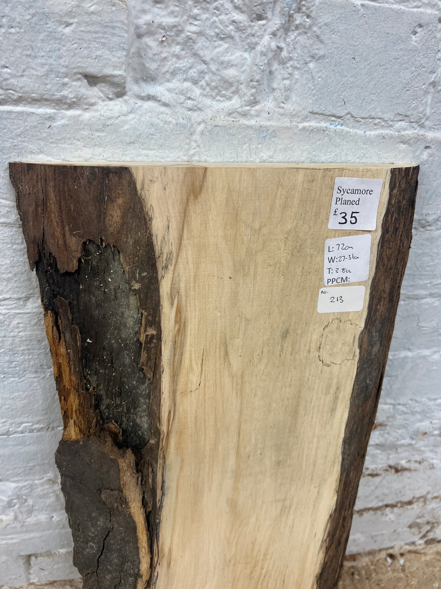 Sycamore No 213 - 720x270-310x38mm Planed