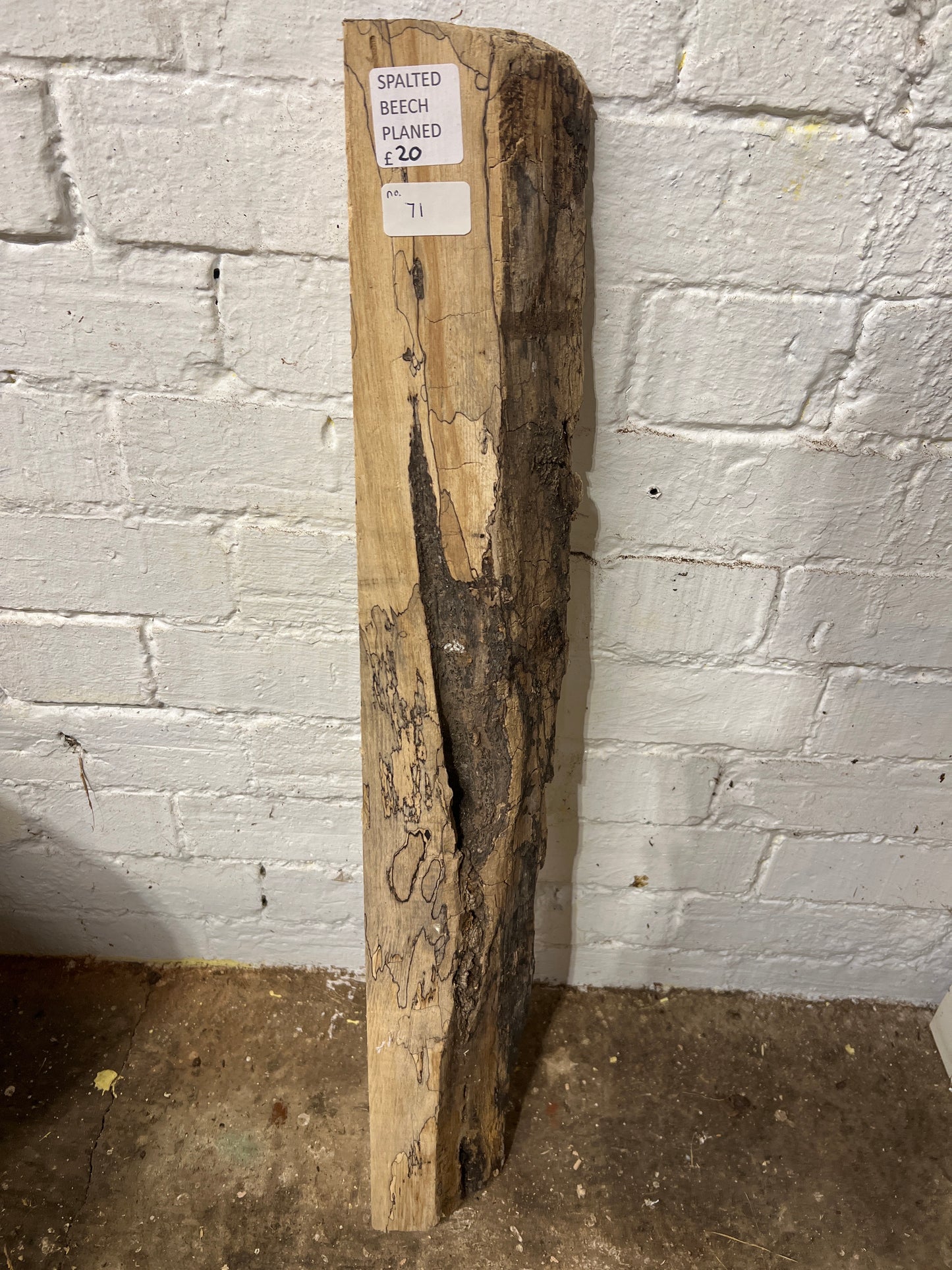 Beech No 71 - 760x90-110x60mm Planed