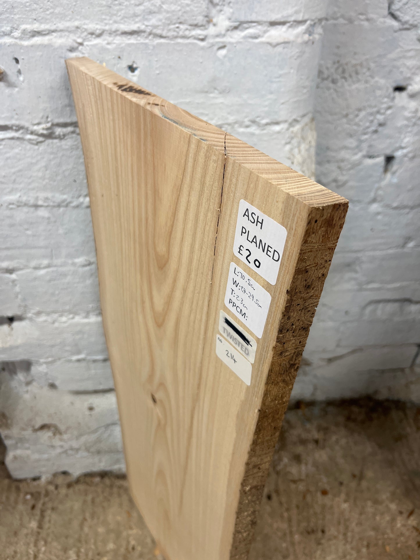 Ash No 214 - 705x270-295x23mm Planed