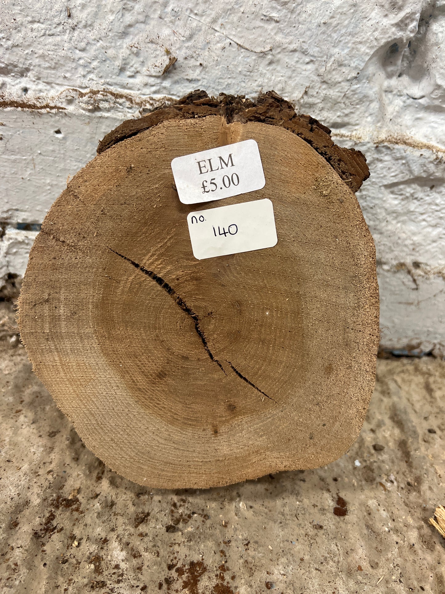 Elm No 140 - 160x180x55mm Sawn