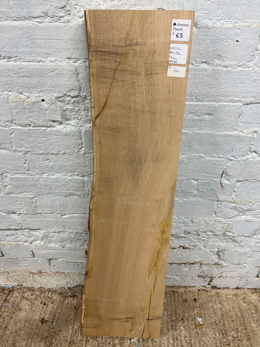 Chestnut No 34 - 1005x210-280x46mm Planed