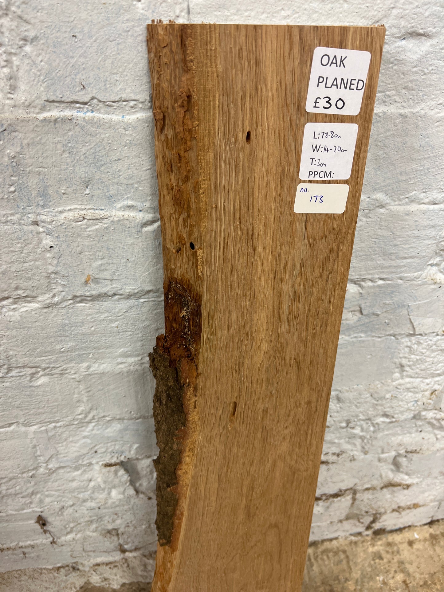 Oak No 173 - 788x140-200x30mm Planed