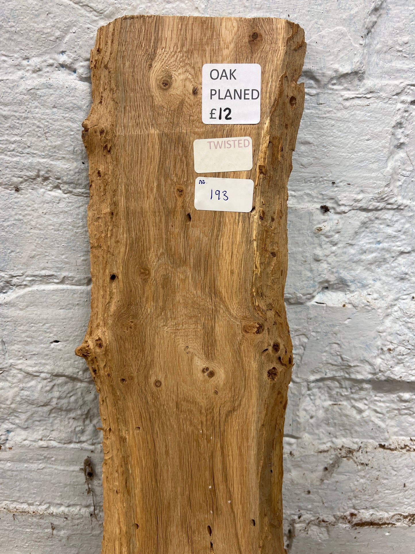 Oak No 193 - 615x140-180x20mm Planed