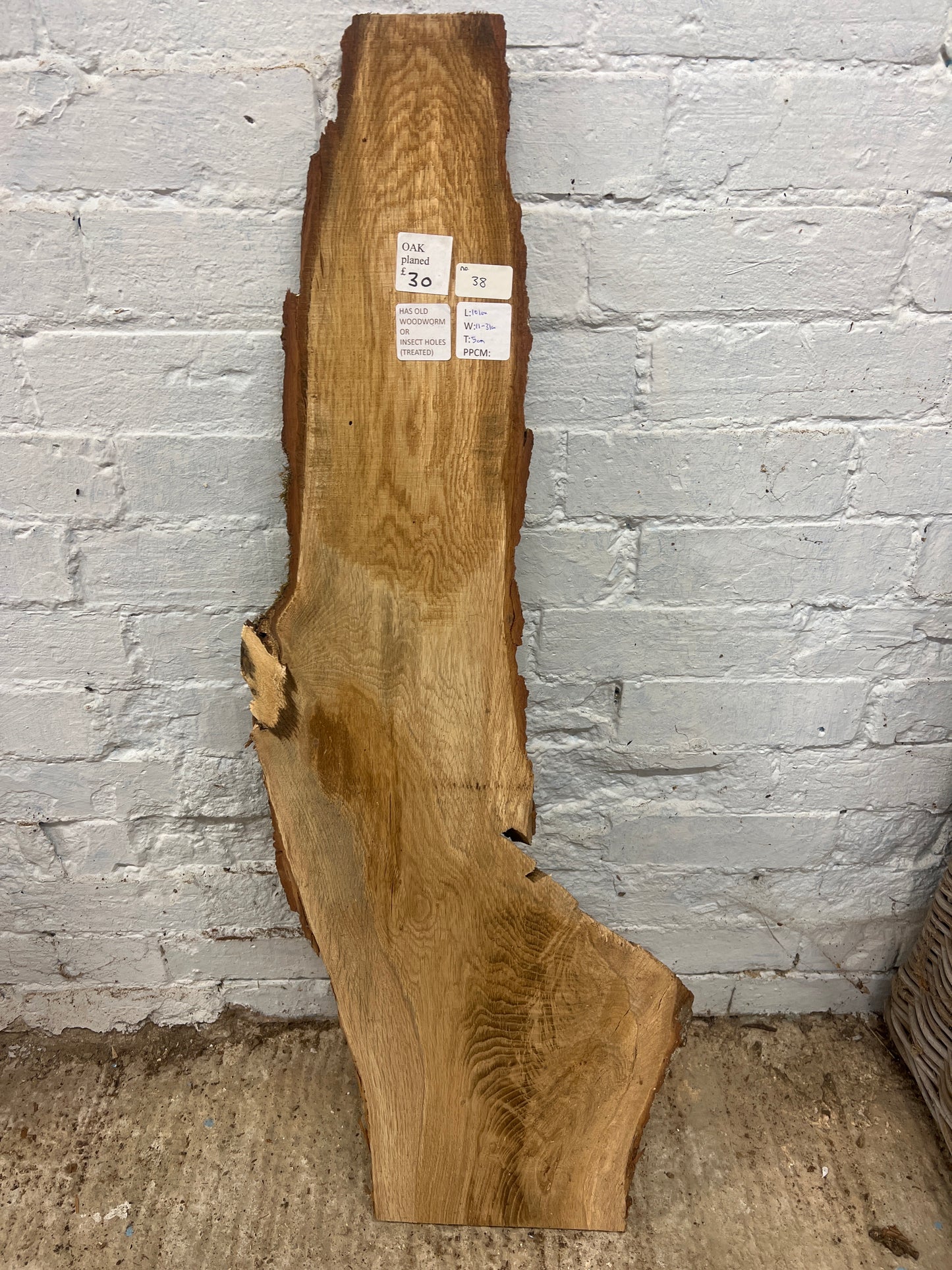 Oak No 38 - 1010x110-310x50mm Planed