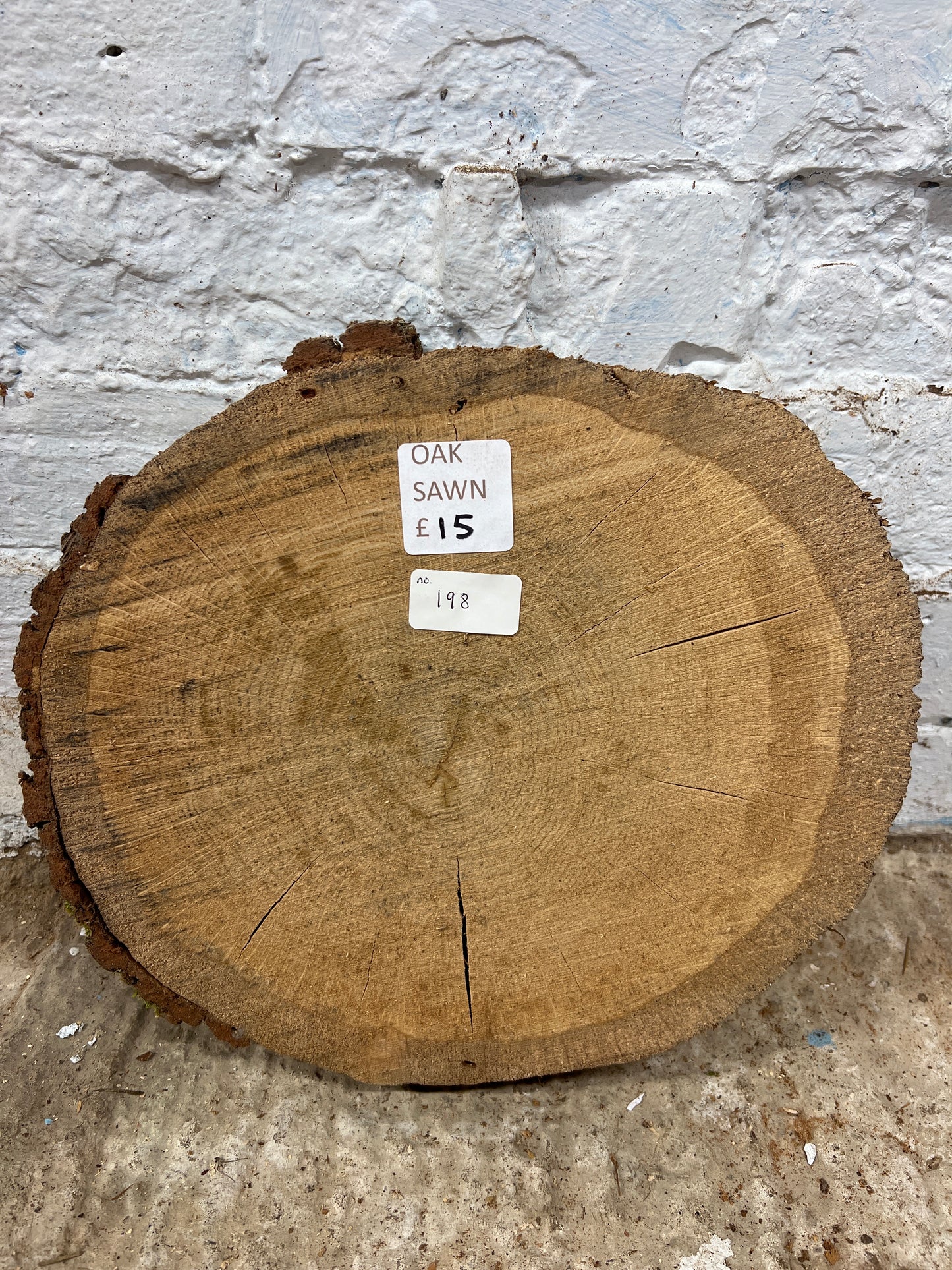 Oak No 198 - 320x270x60mm Sawn