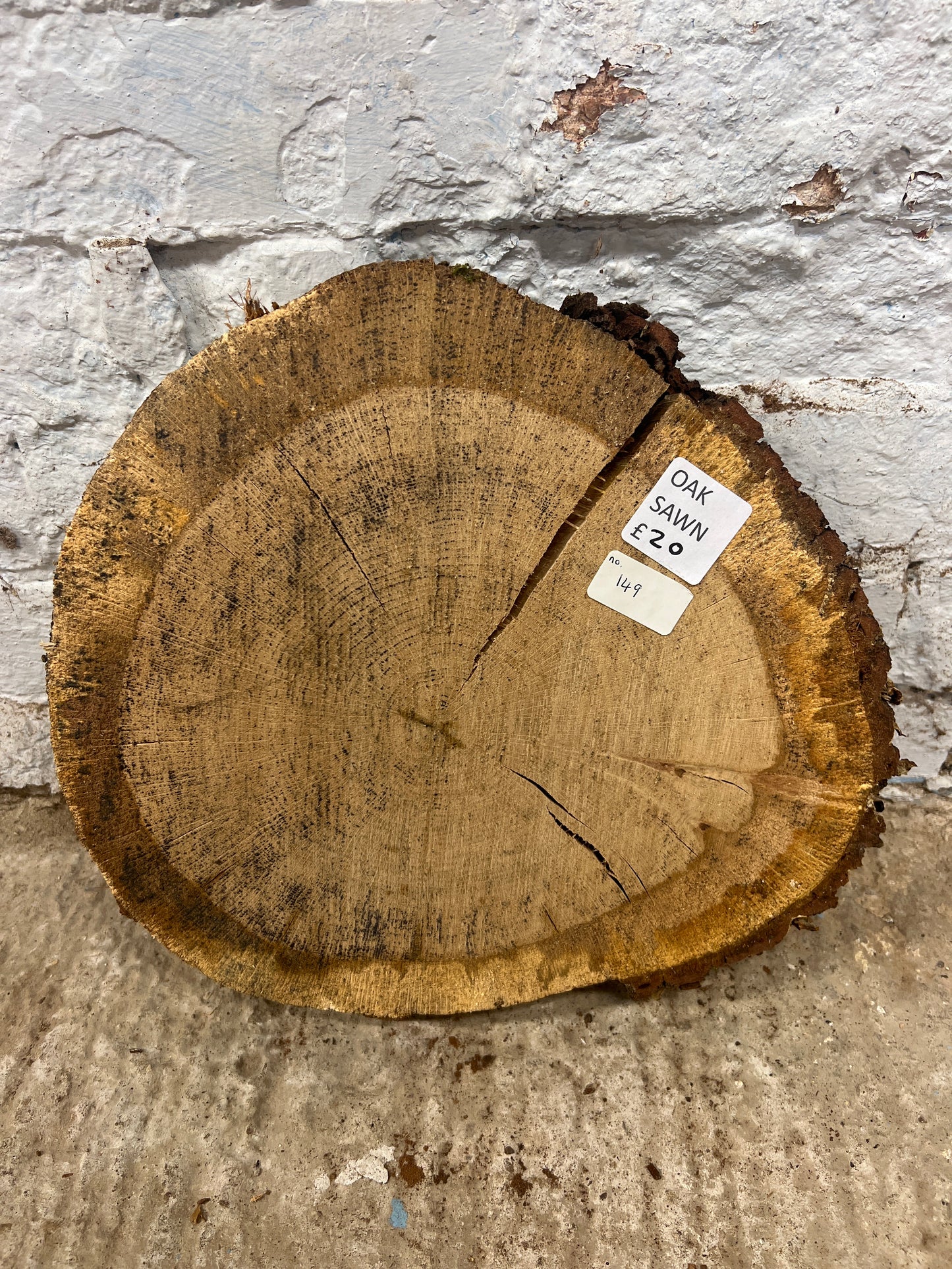 Oak No 149 - 350x320x50mm Sawn
