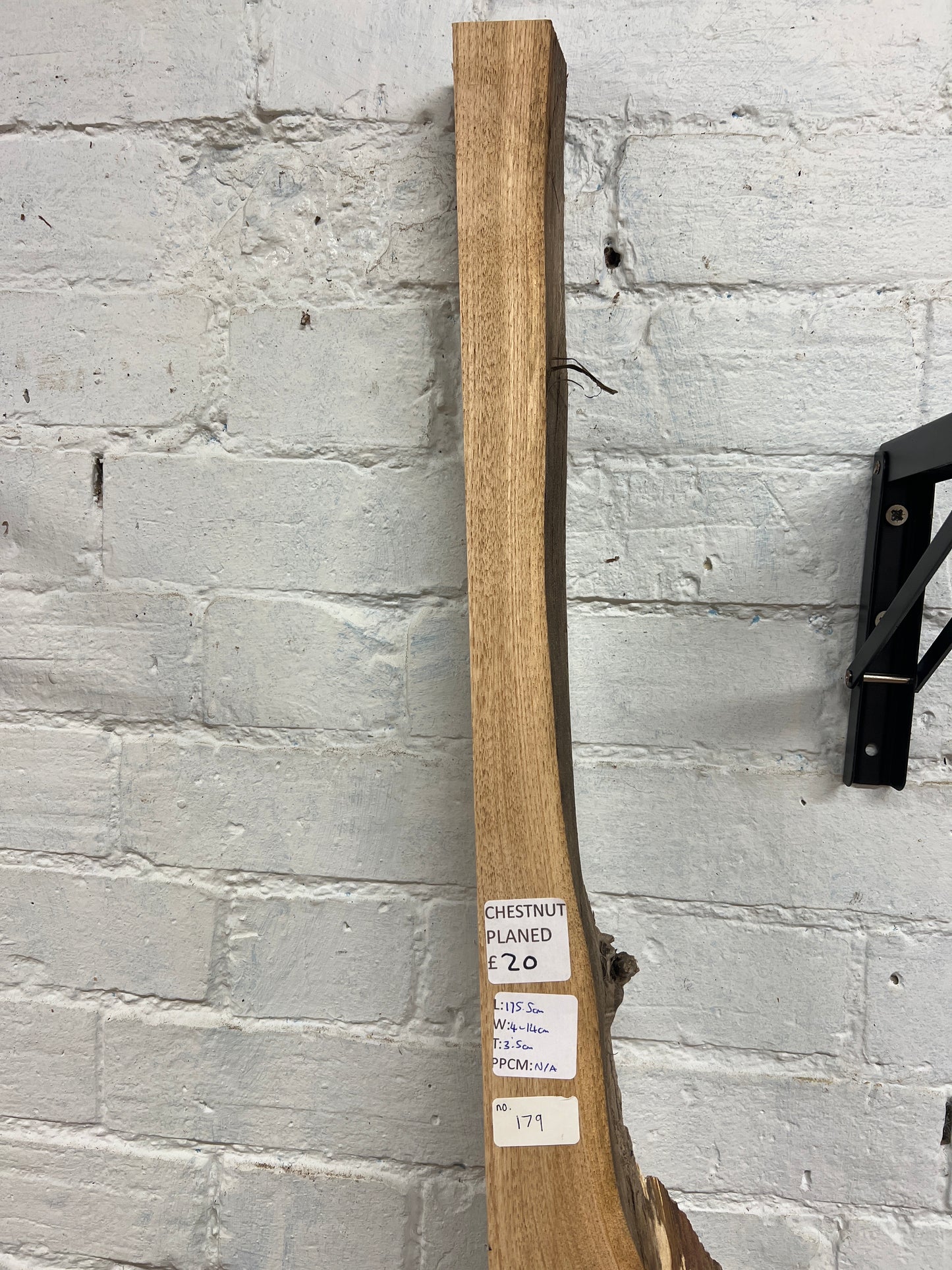 Chestnut No 179 - 1755x40-140x35mm Planed