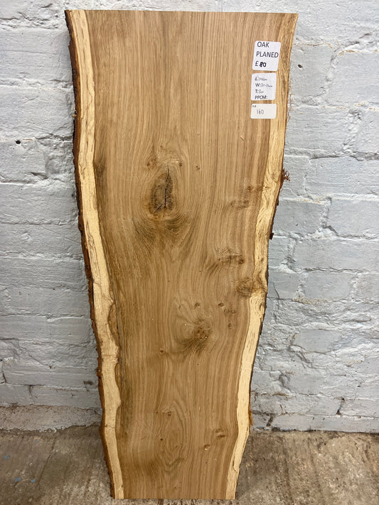 Oak No 160 - 1010x300-340x30mm Planed