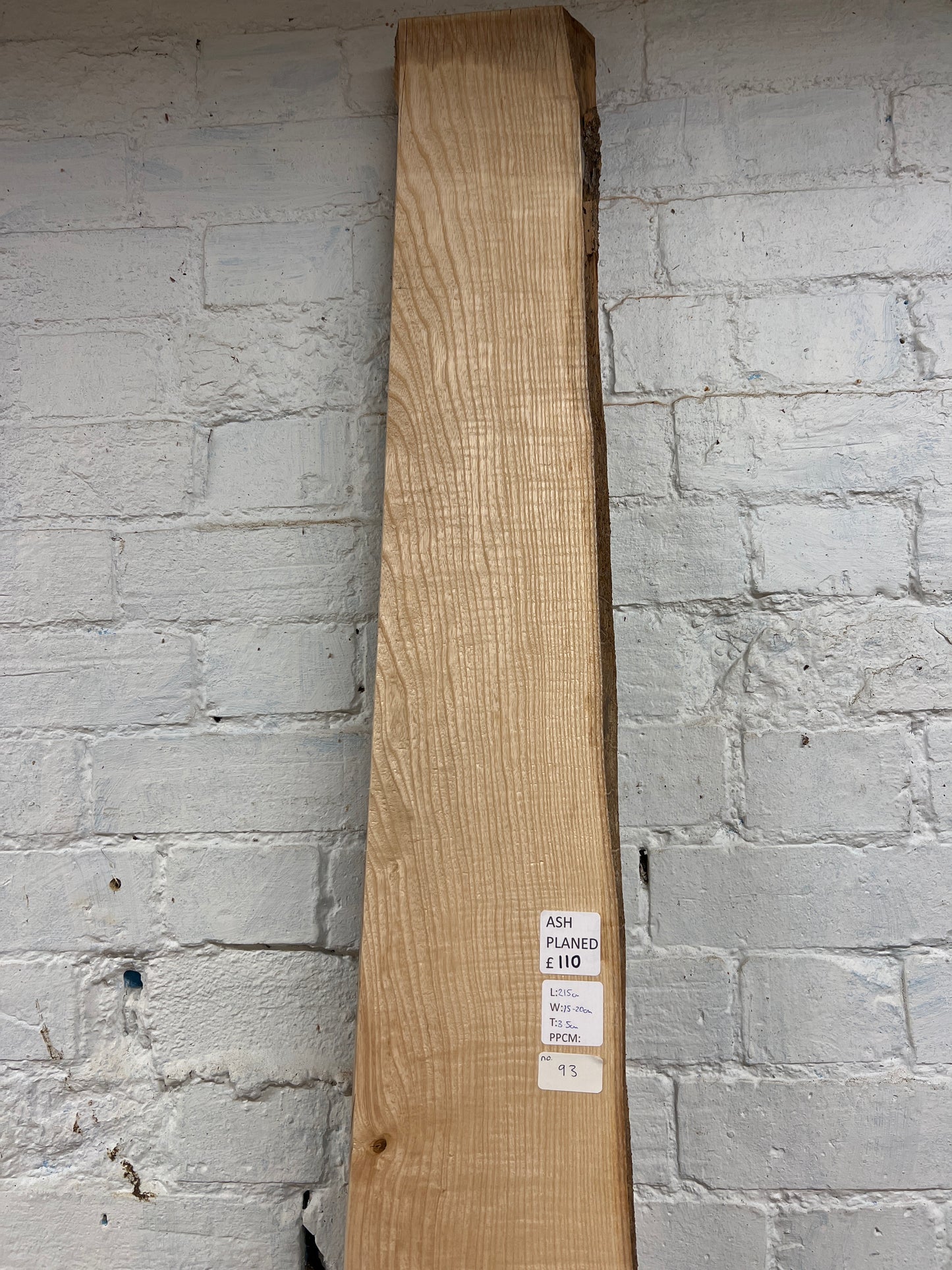 Ash No 93 - 2150x150-200x35mm Planed