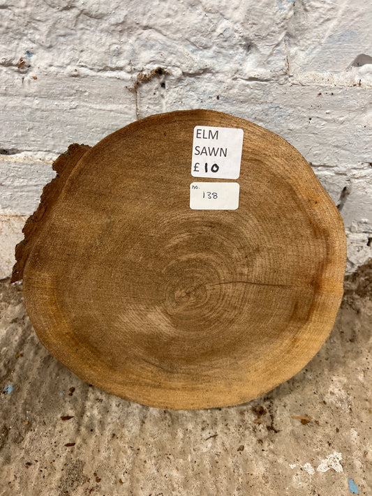 Elm No 138 - 260x260x38mm Sawn