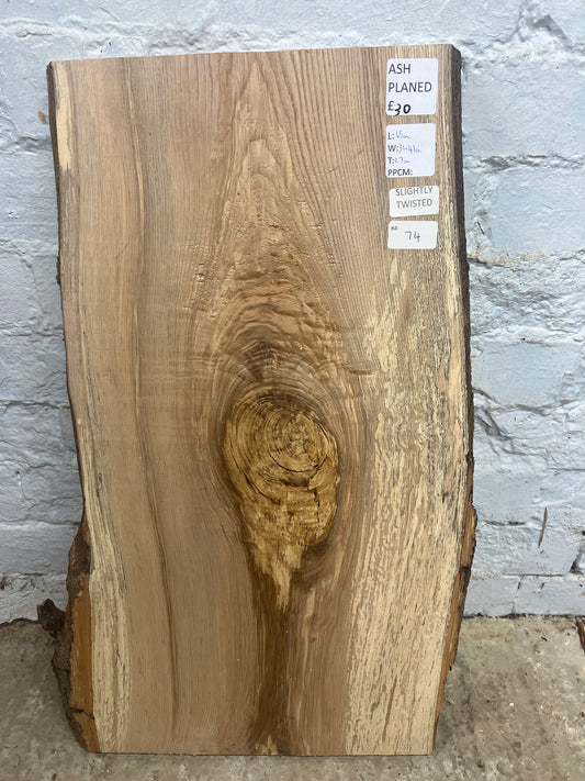 Ash No 74 - 650x320-410x27mm Planed