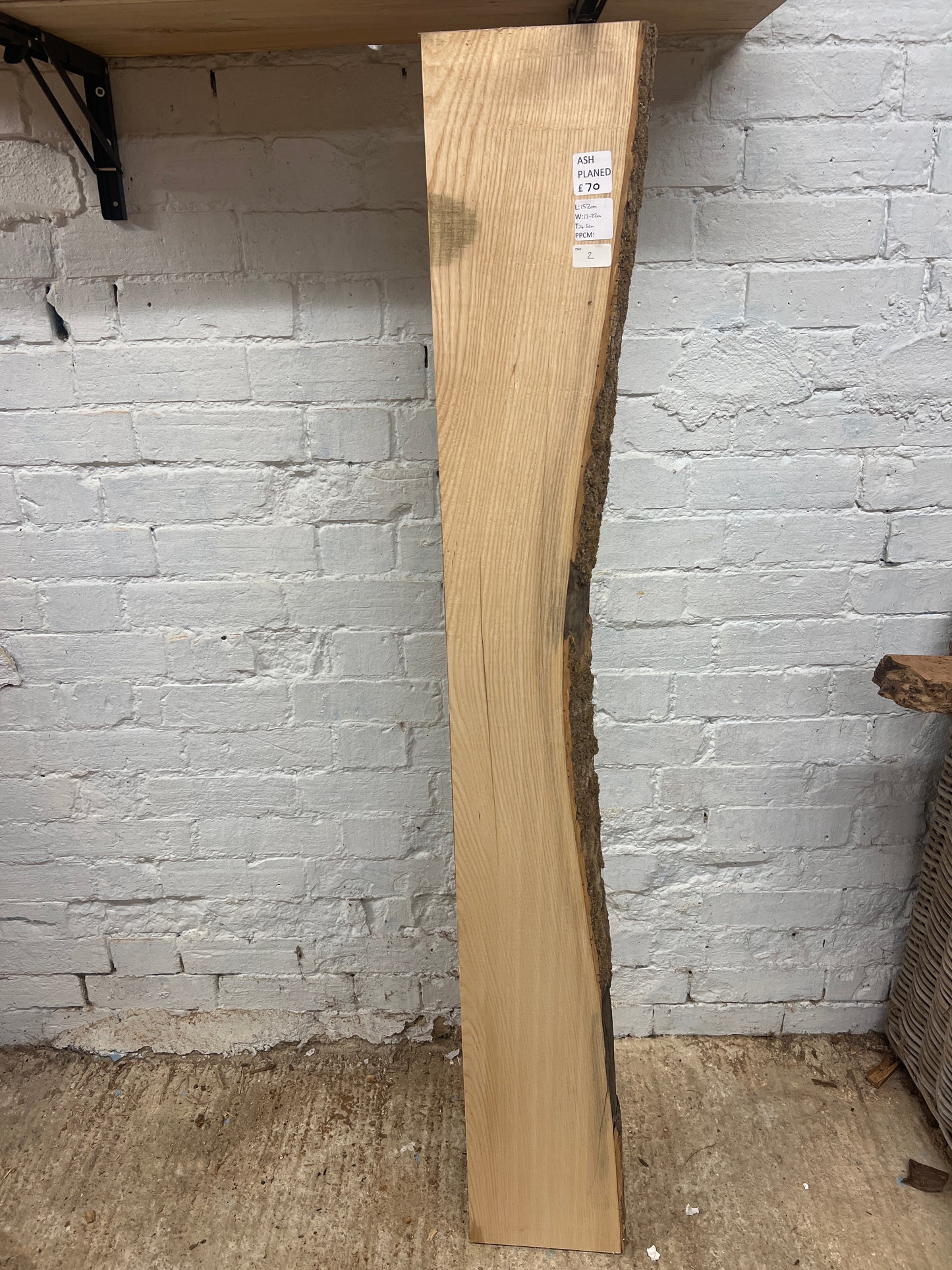 Ash No 2 - 1520x170-220x45mm Planed