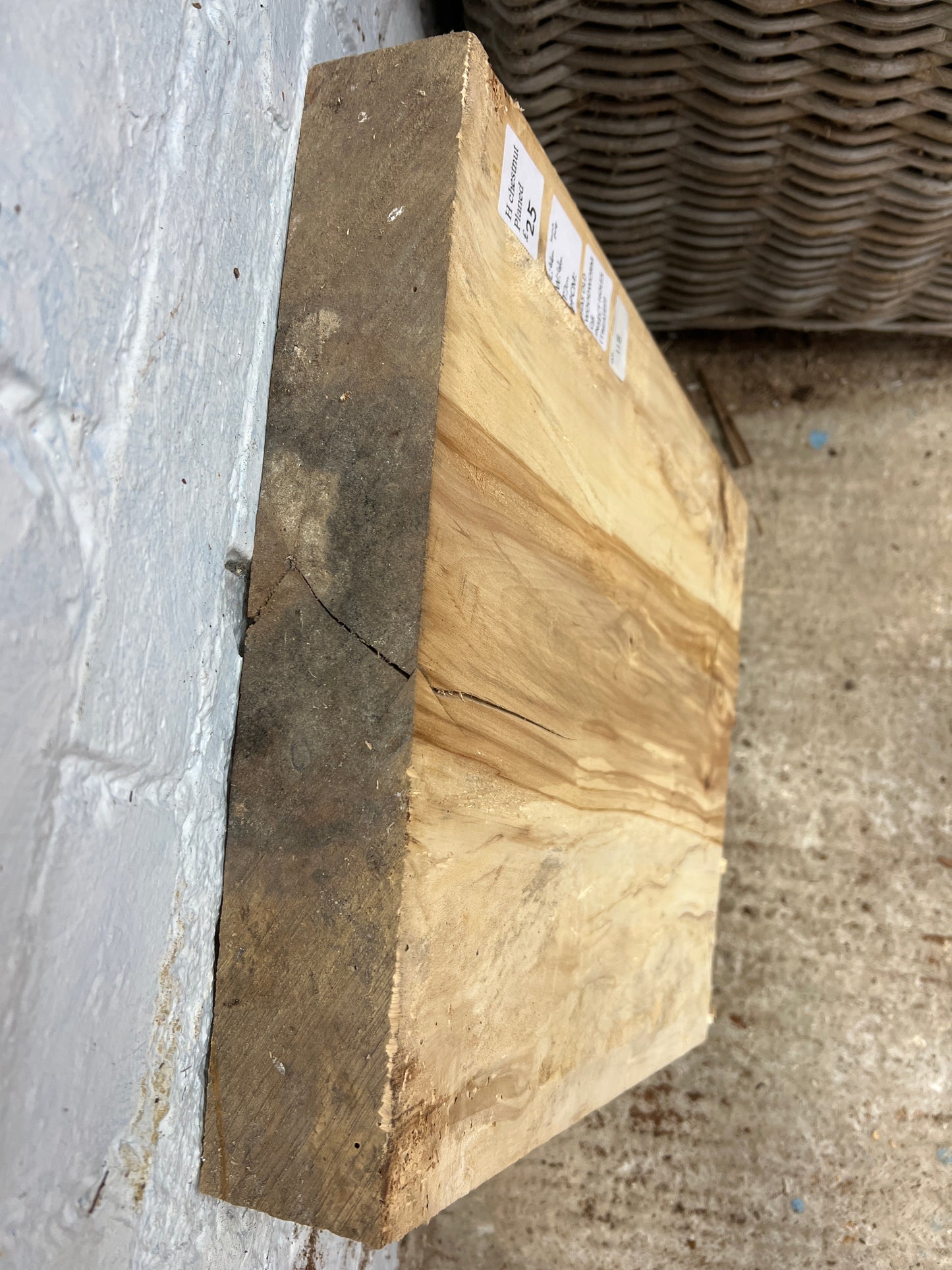 Horse Chestnut No 118 - 440x410x70mm Planed