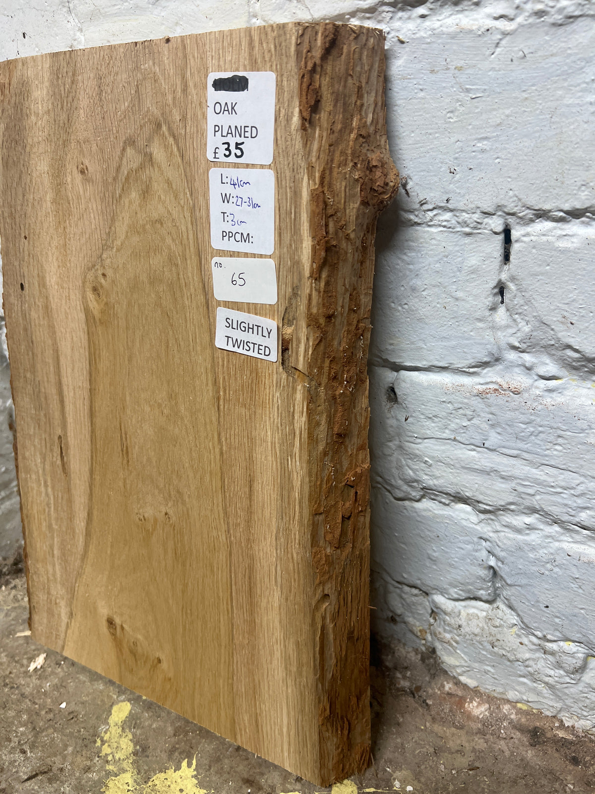 Oak No 65 - 410x270-310x30mm laned