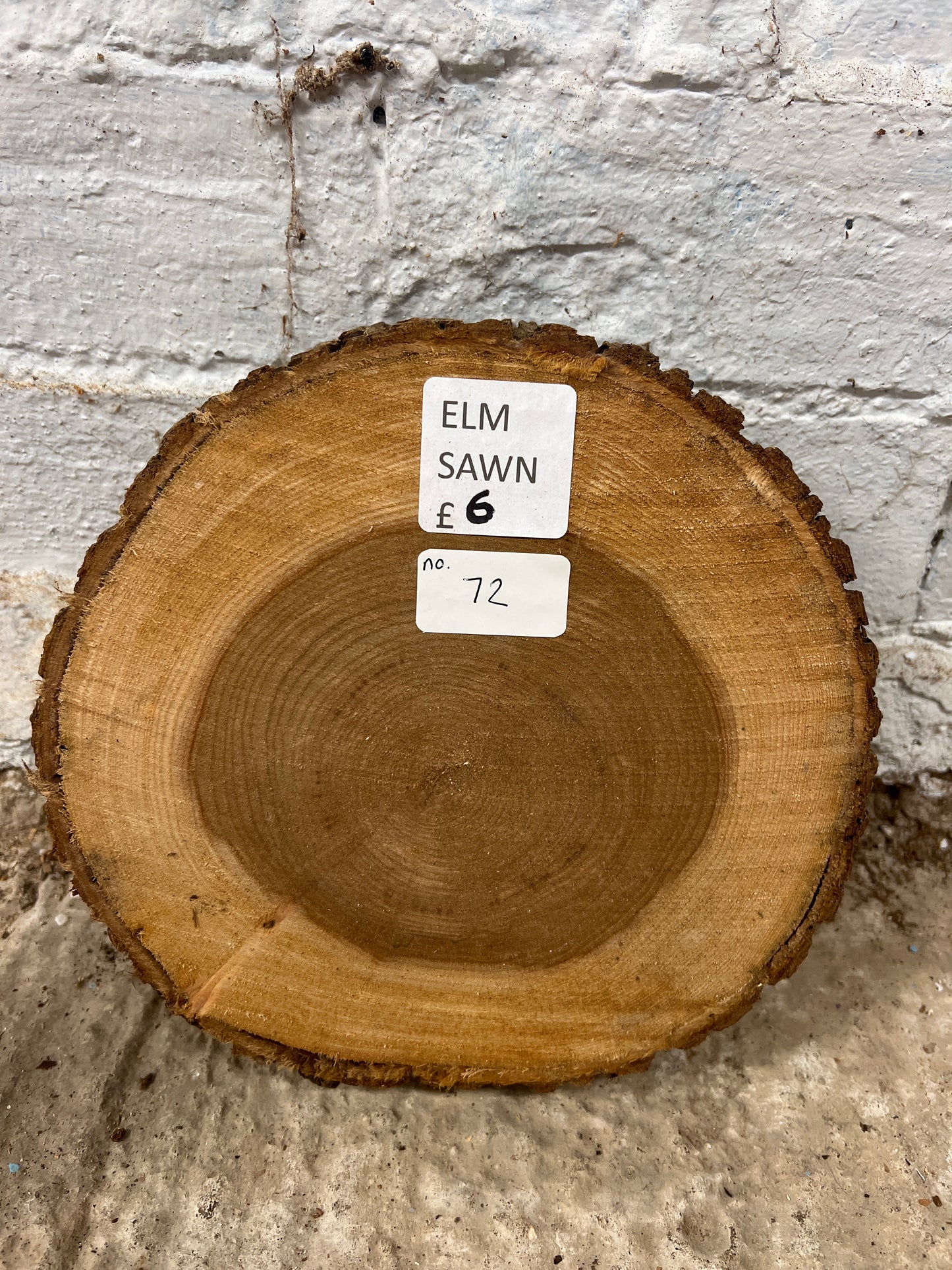 Elm No 72 - 200x220x40mm Sawn
