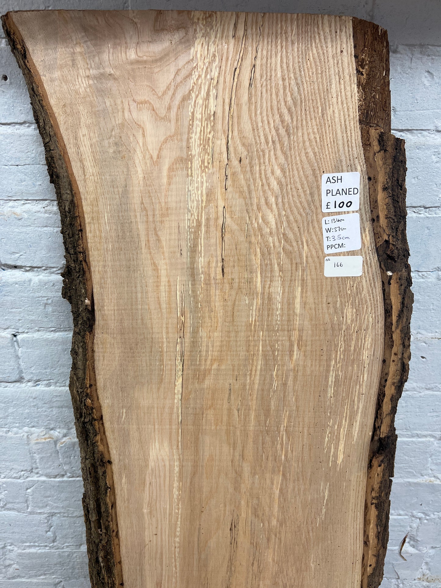 Ash No 166 - 1340x370x35mm Planed