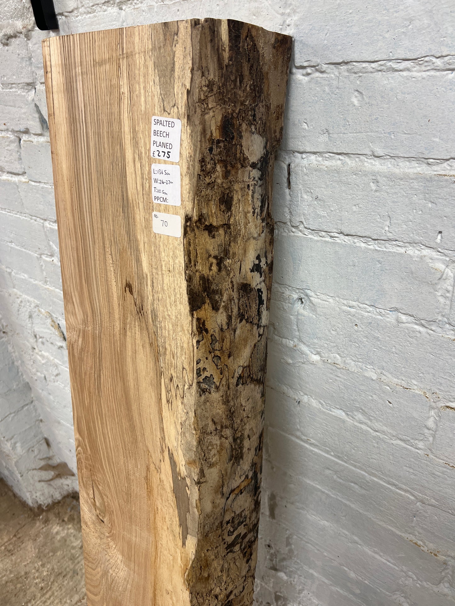 Beech No 70 - 1365x240-270x105mm Planed