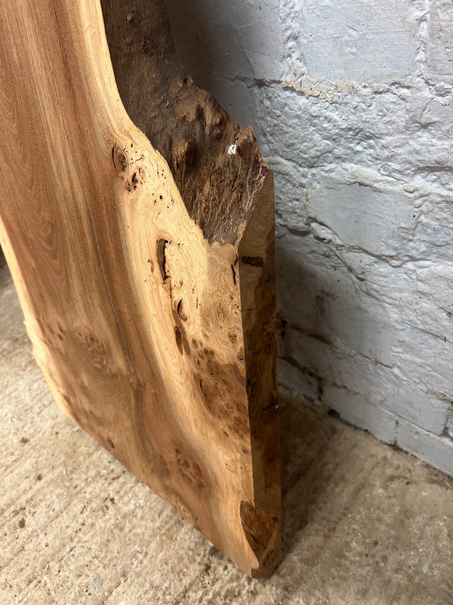 Burr Elm No 227 - 1305x310-480x43mm Planed