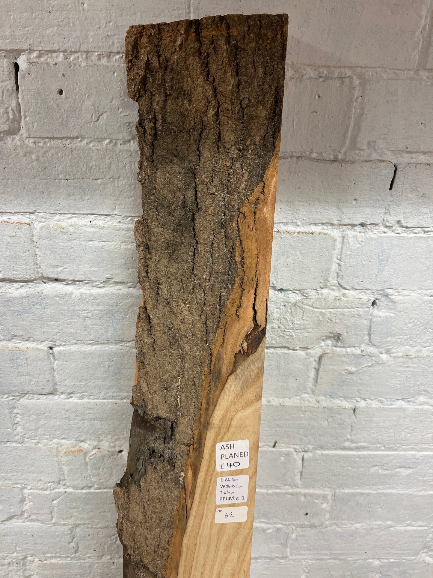 Ash No 62- 1345x140-150x44mm Planed
