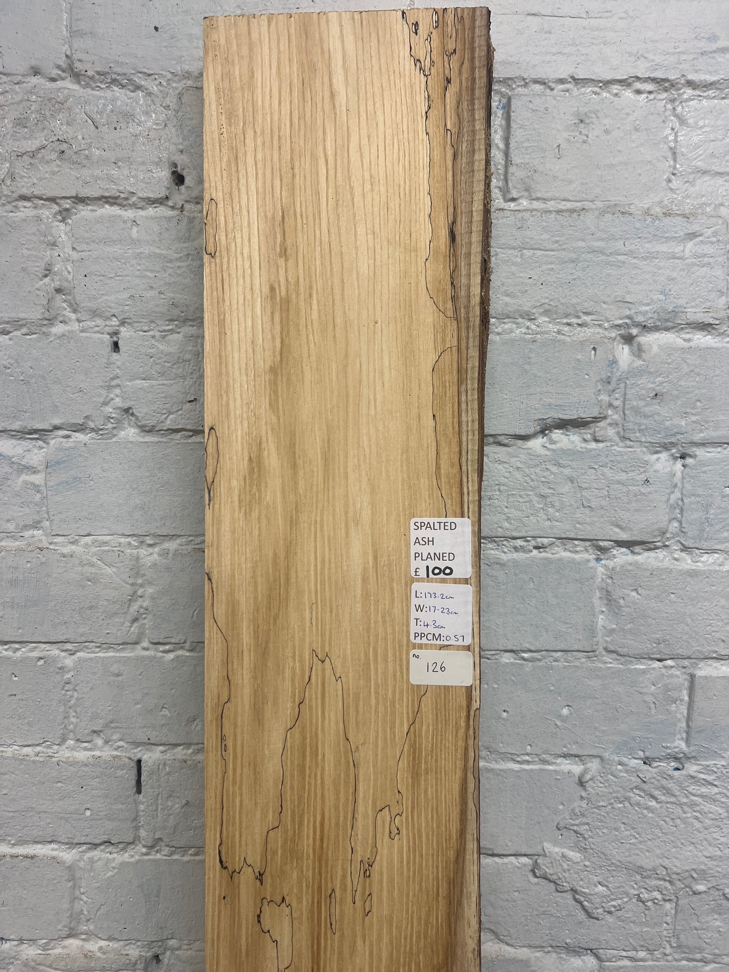 Ash No 126 - 1732x170-230x43mm Planed