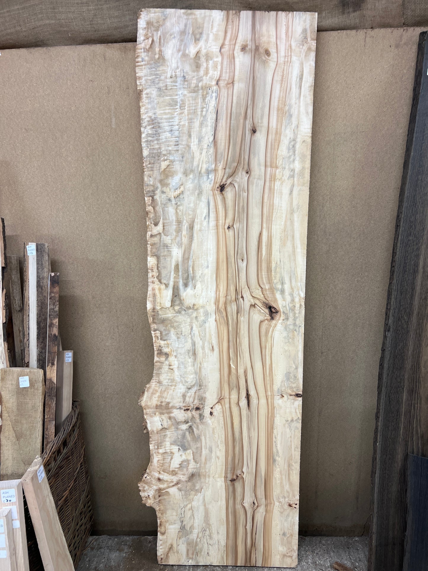 Horse Chestnut No 185 - 1960x530-590x70mm Planed