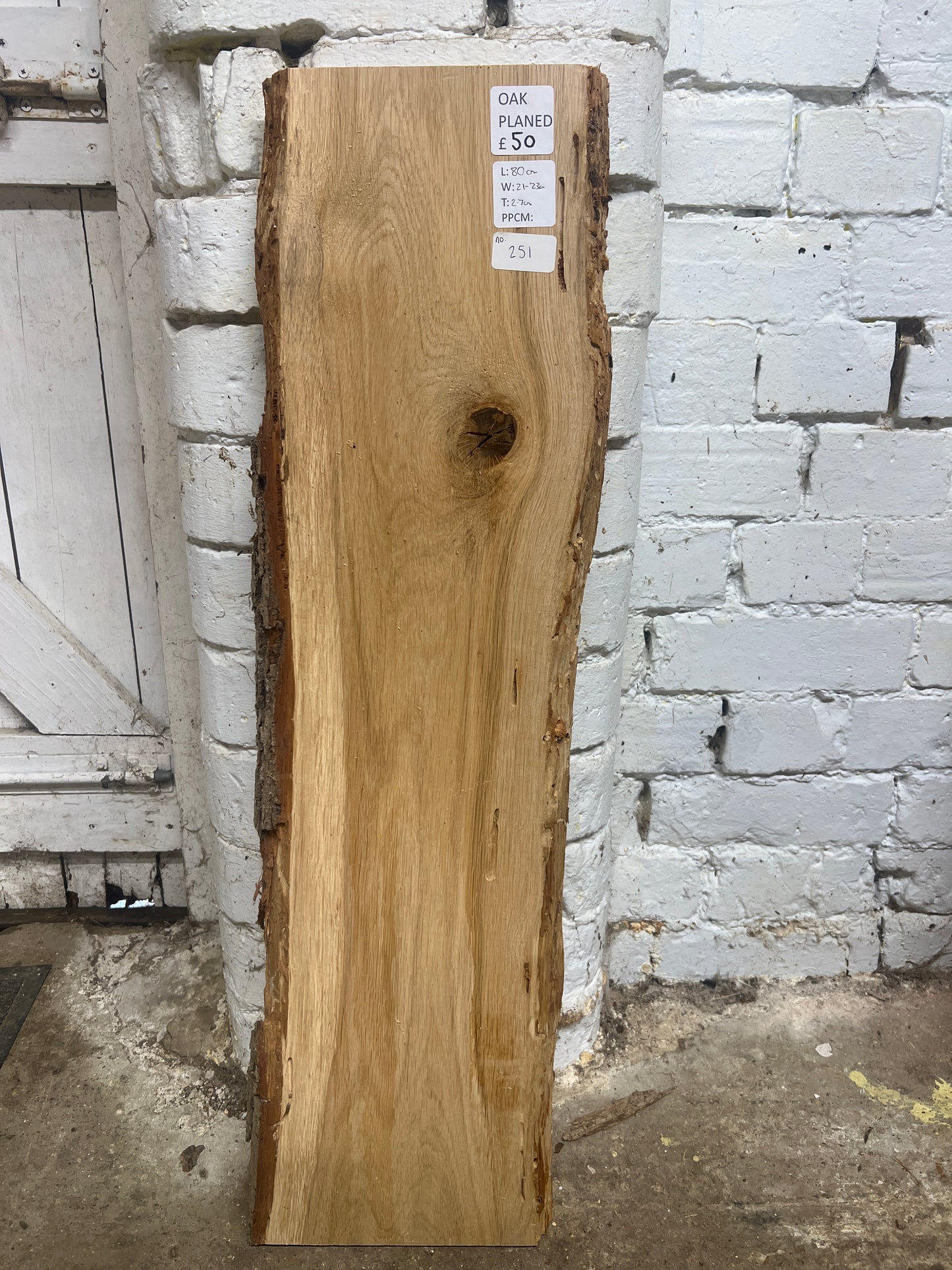 Oak No 251 - 800x210-230x27mm Planed
