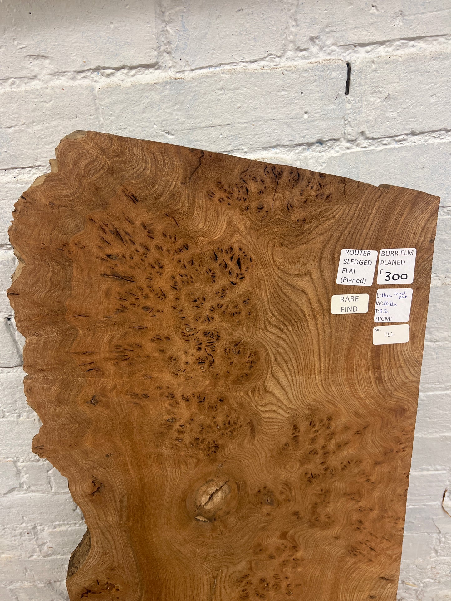 Elm No 131 - 1110x330-430x35mm Planed