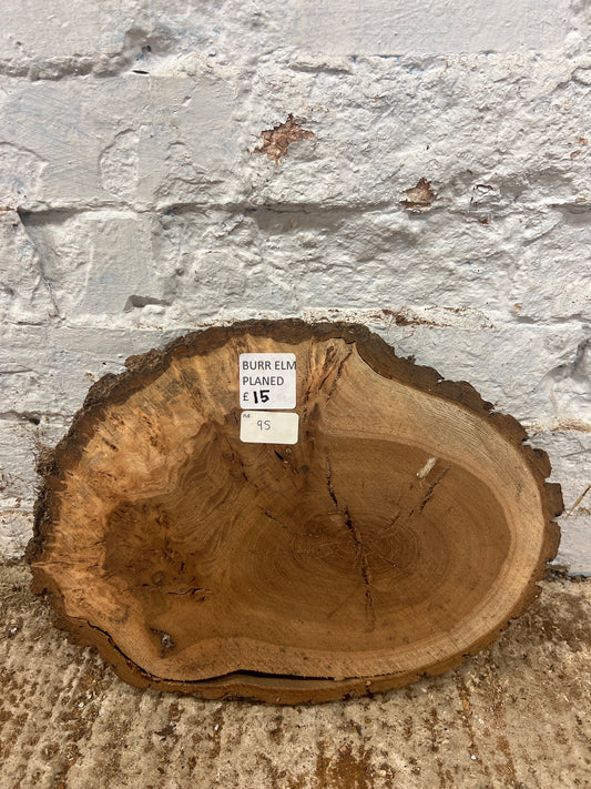 Burr Elm No 95 - 340x260x30mm Sawn