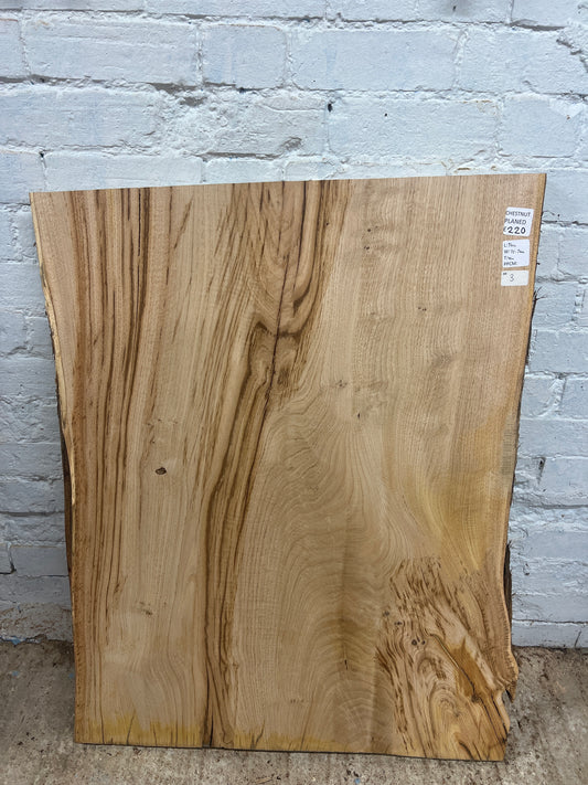 Chestnut No 3 - 960x720-760x40mm Planed