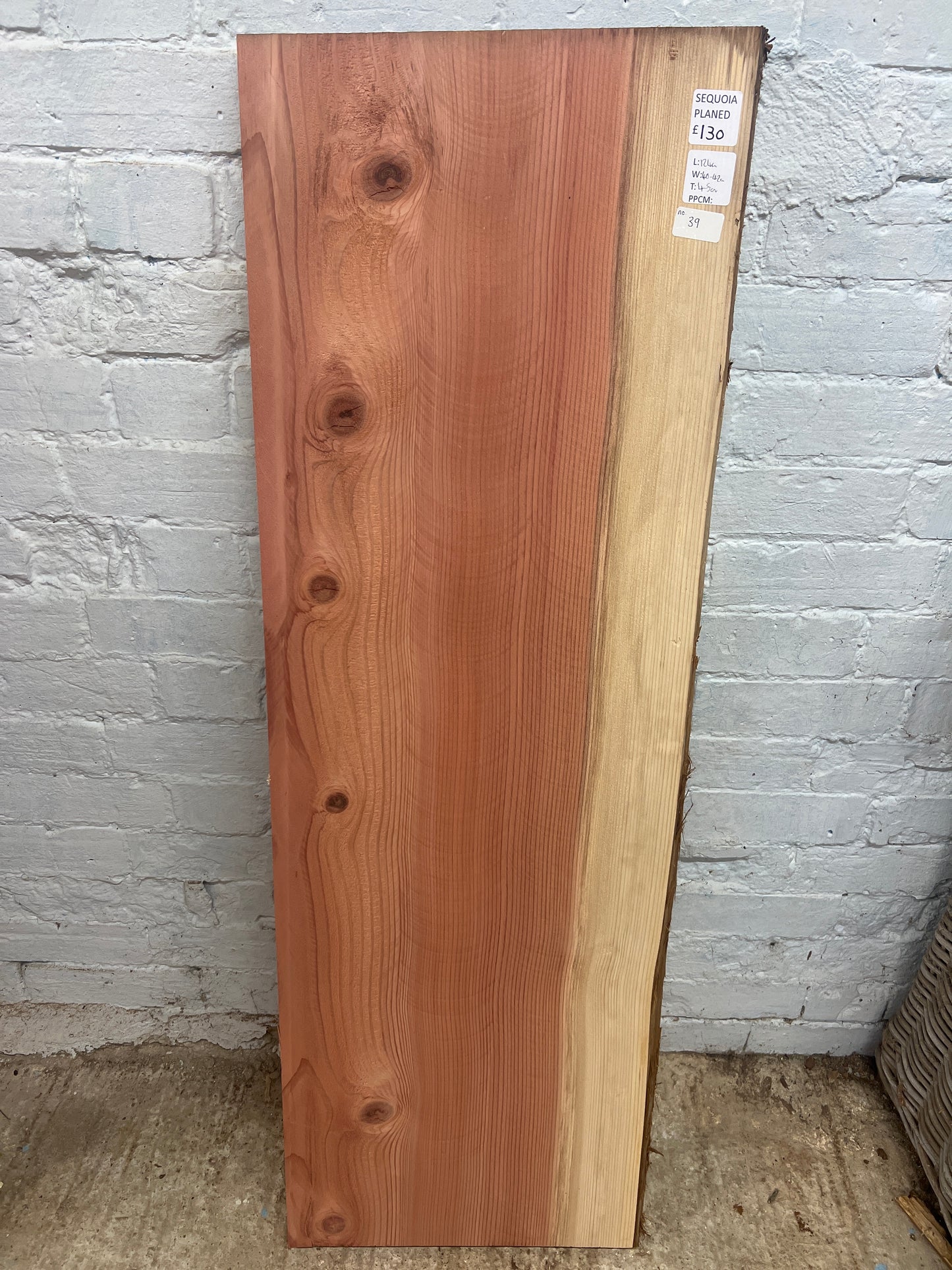 Sequoia No 39 - 1240x400-420x45mm Planed