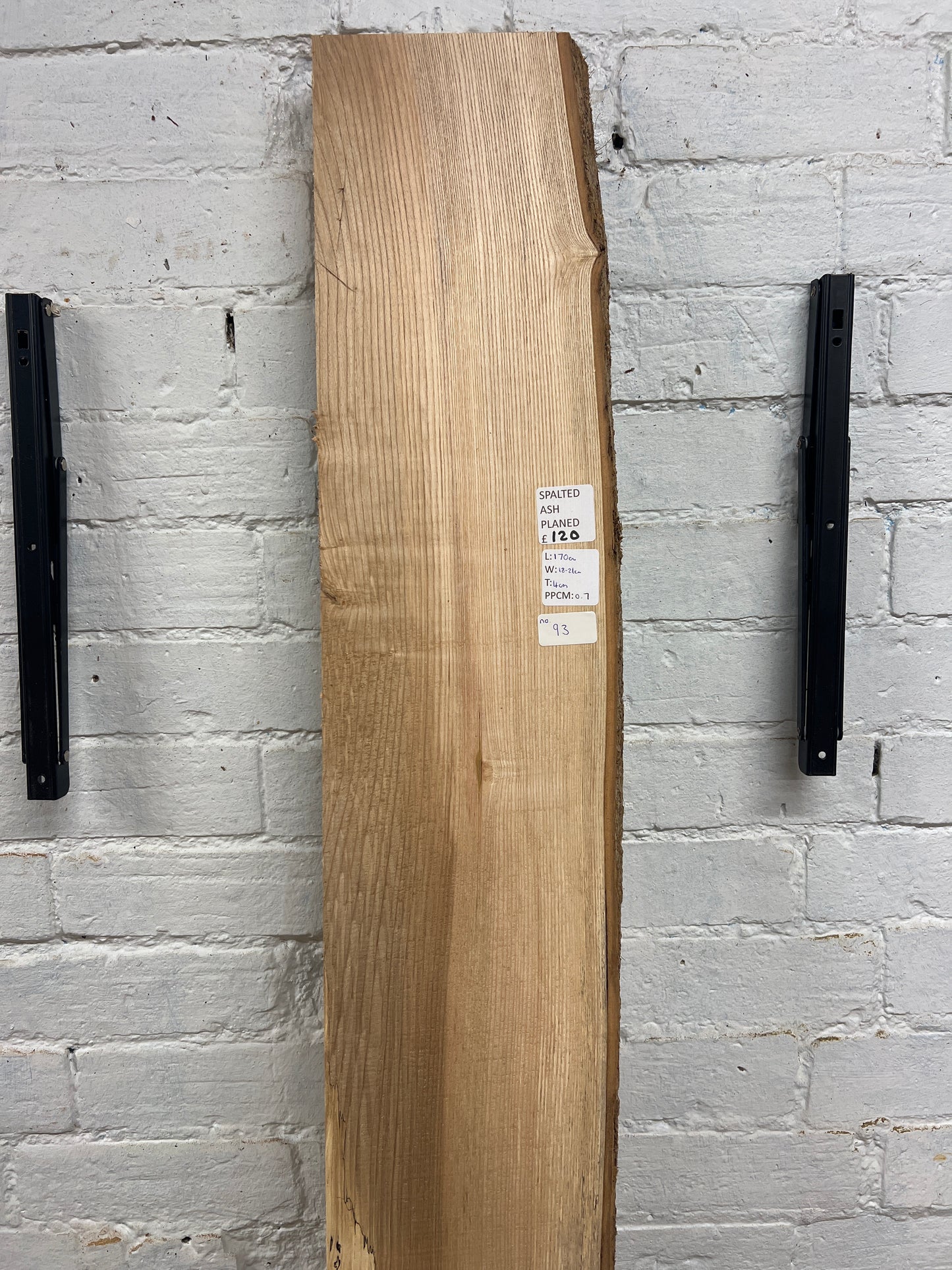 Ash No 93 - 1700x180-210x40mm Planed