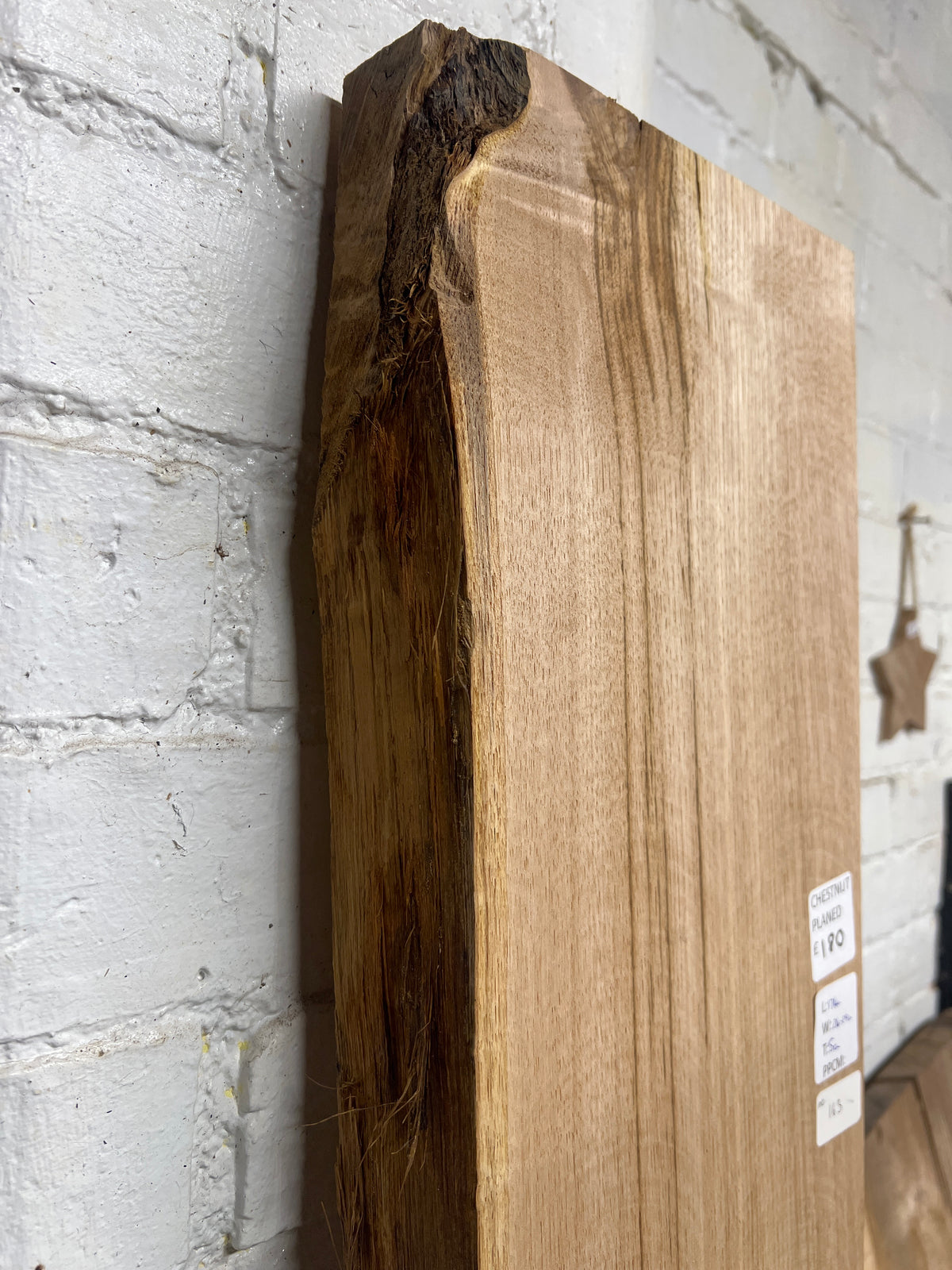 Chestnut No 163 - 1740x240-290x50mm Planed
