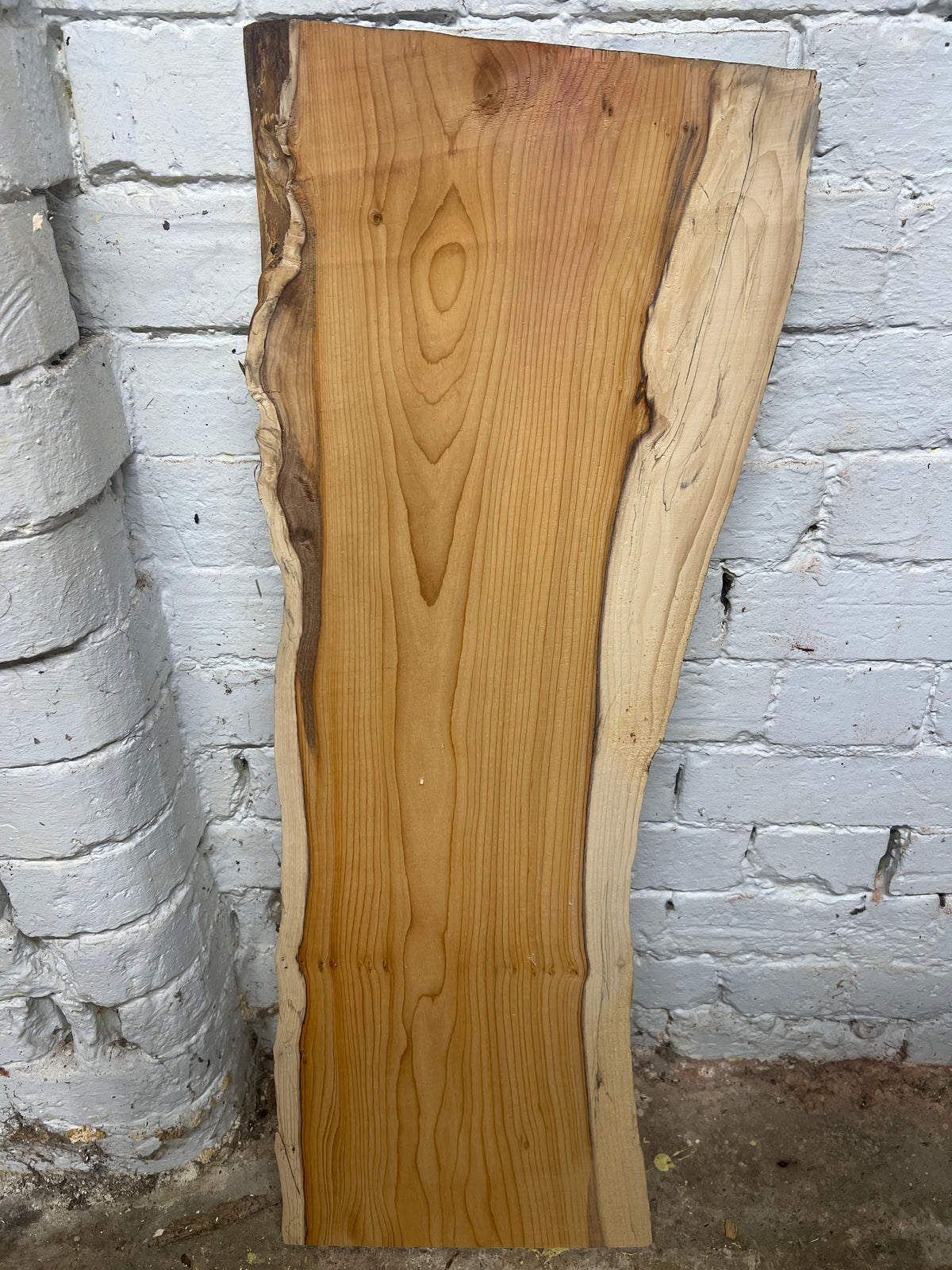 Yew No 14 - 870x250-290x25mm Planed