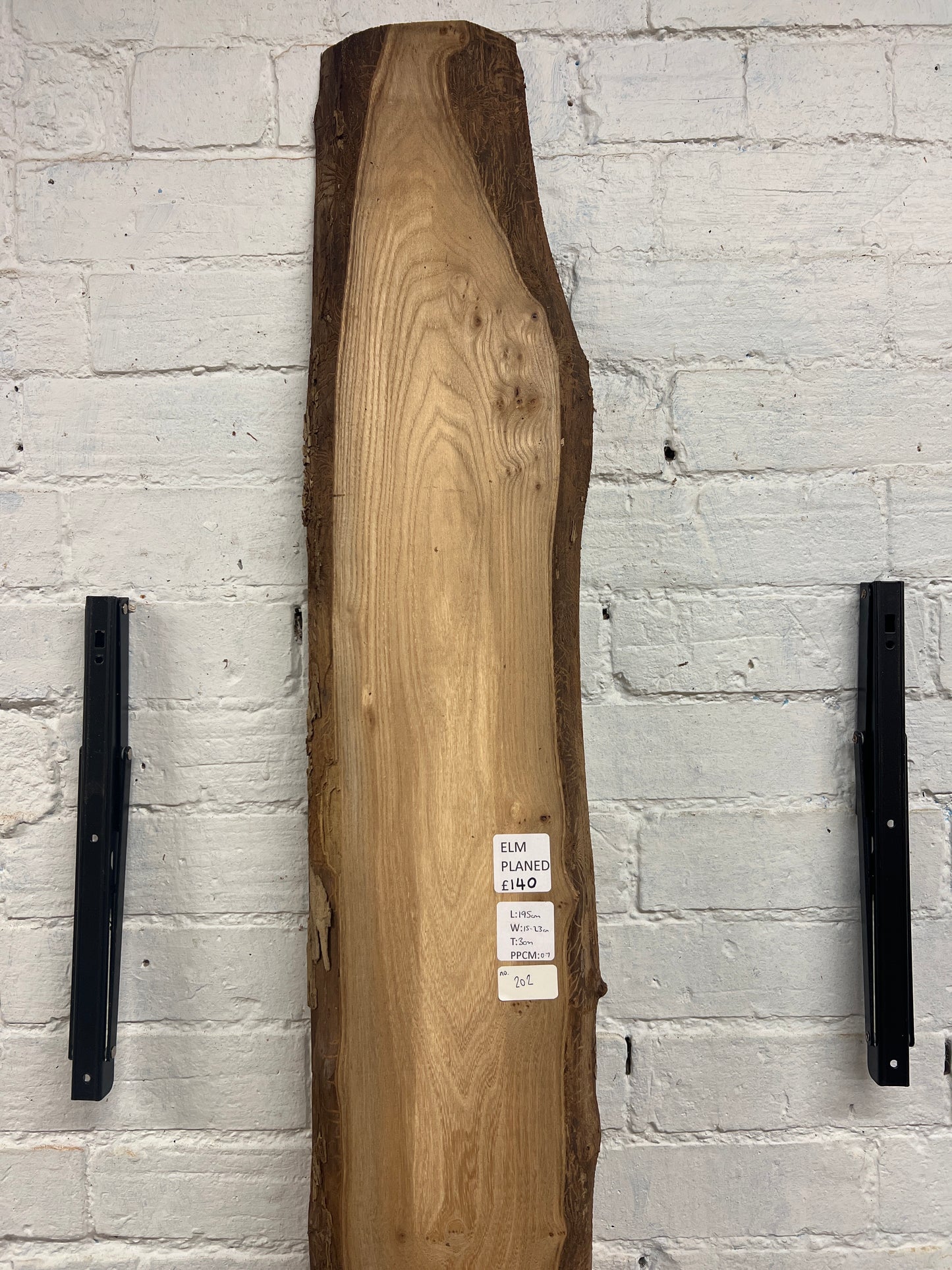 Elm No 202 - 1950x150-230x30mm Planed