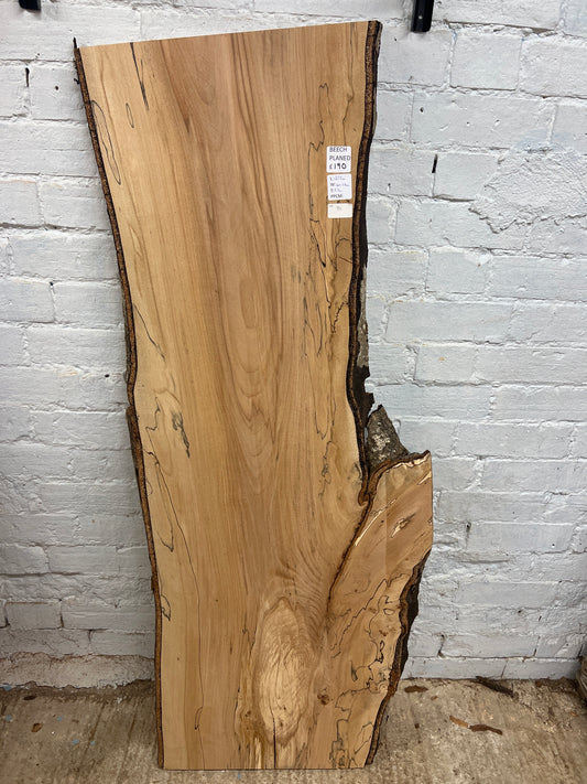 Spalted Beech No 71 - 1335x400-540x35mm Planed