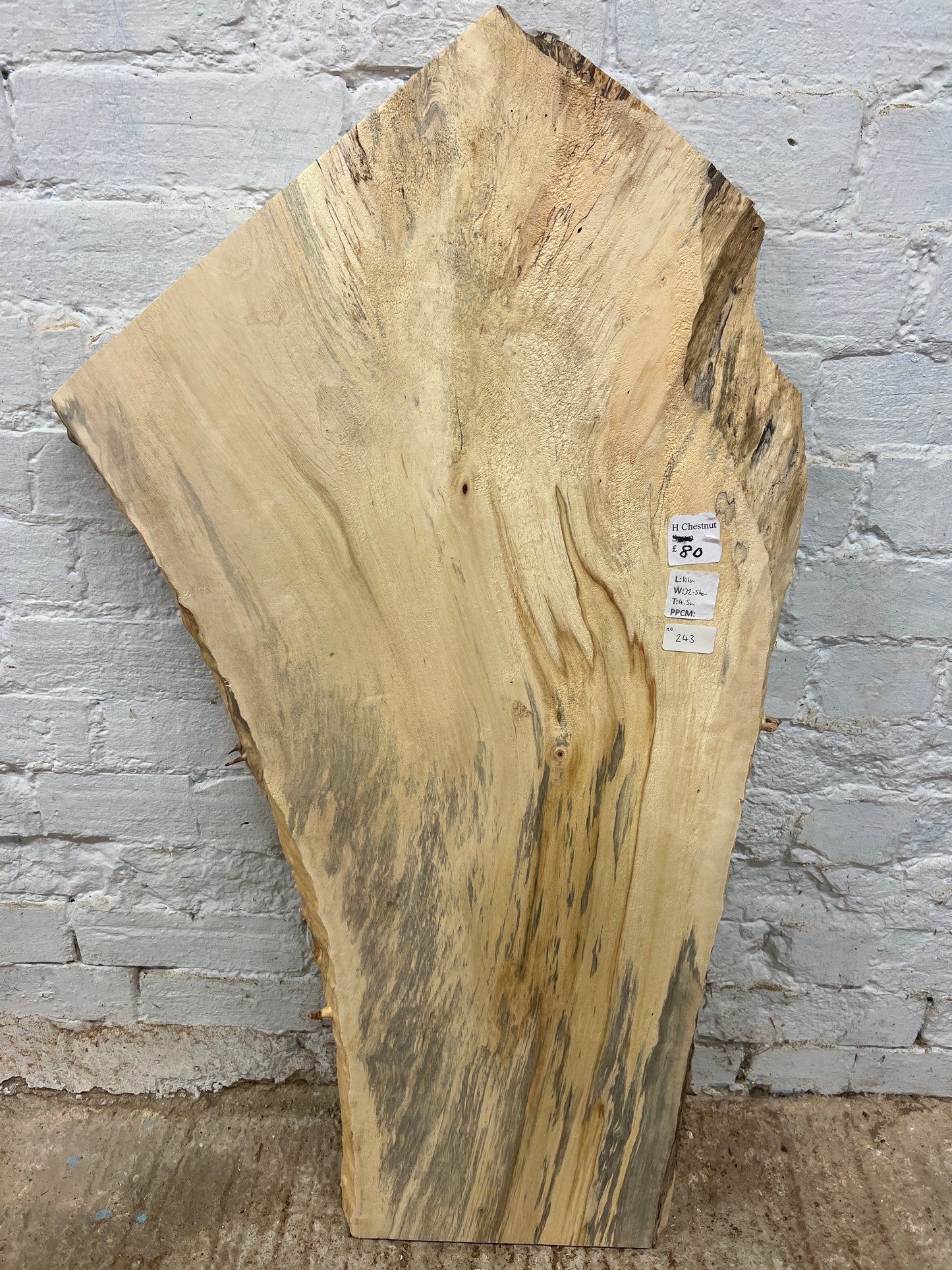 Horse Chestnut No 243 - 1010x320-540x45mm Planed