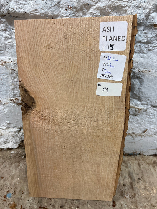 Ash No 59 - 325x160x50mm Planed