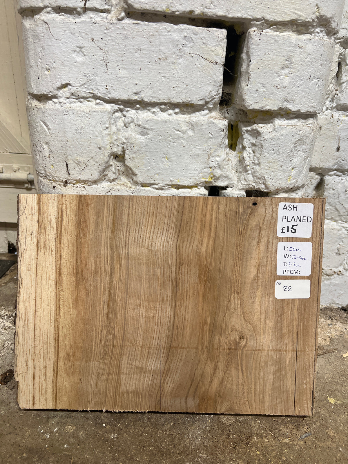 Ash No 82 - 240x330-340x35mm Planed