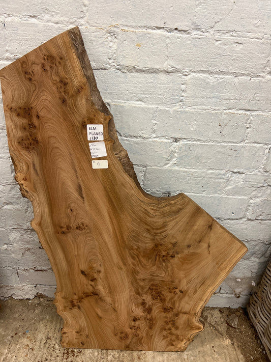 Burr Elm No 13 - 900x190-560x25mm Planed
