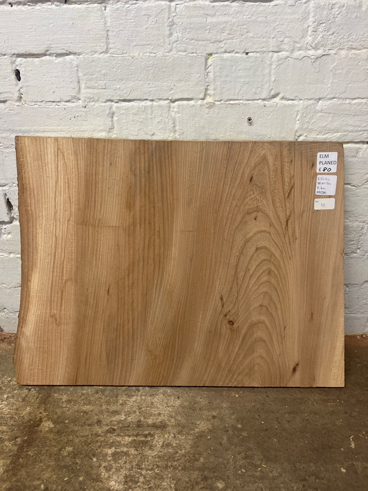 Elm No 10 - 512x610-710x40mm Planed