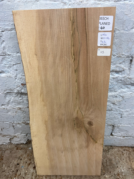 Beech No 115 - 620x270-280x45mm Planed