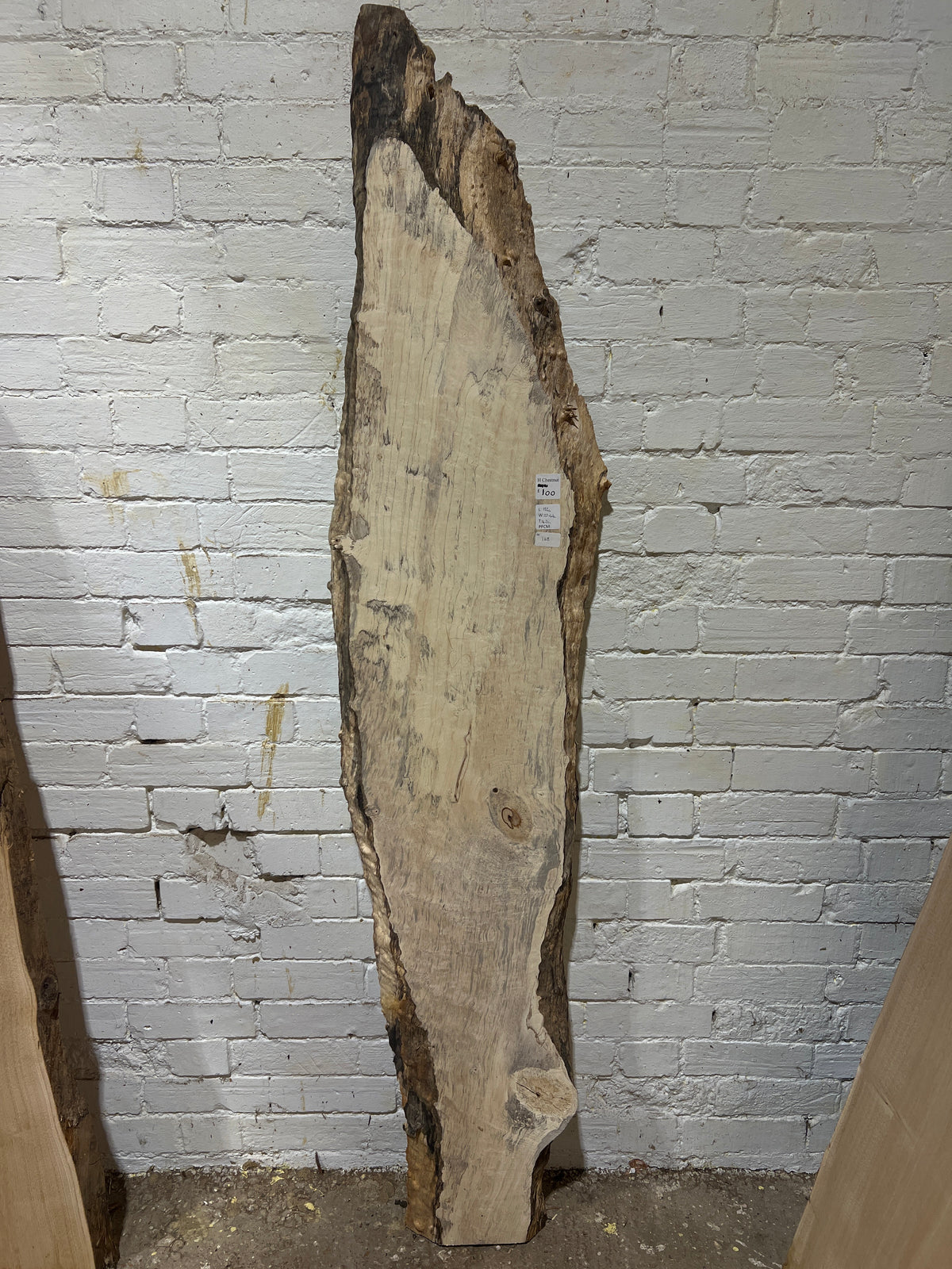 Horse Chestnut No 168 - 1930x230-410x43mm Planed