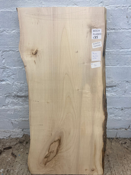 Beech No 71 - 745x340-370x28mm Planed