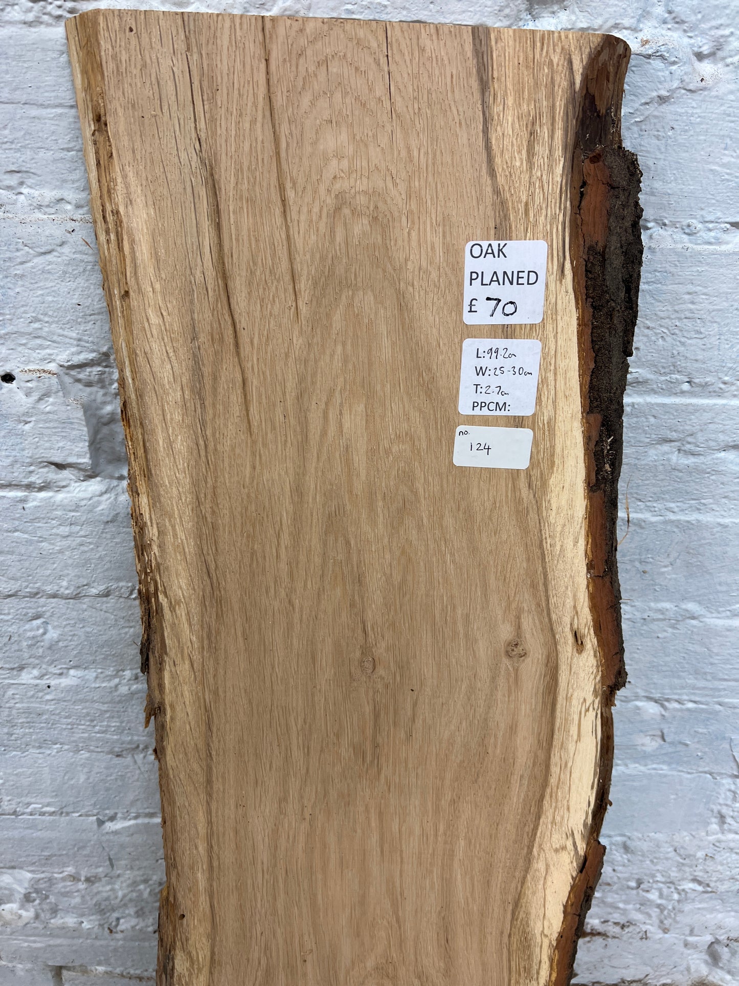 Oak No 124 - 992x250-300x27mm Planed